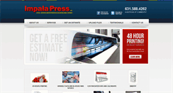 Desktop Screenshot of impalapress.com